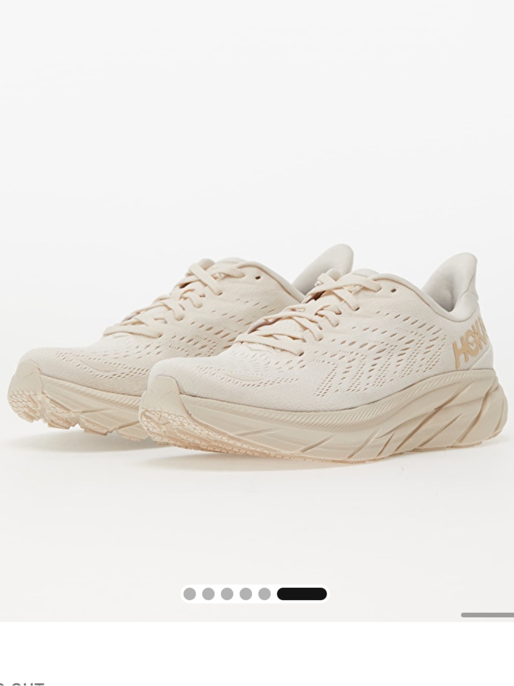 HOKA ONE ONE® CLIFTON 8
Eggnog/ Shifting Sand Women’s 10